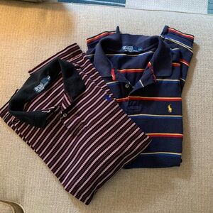 Bundle of Two Ralph Lauren Blue Label Polo Shirts Size 2XL